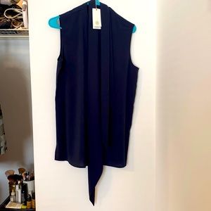 Tory Burch Blouse Navy Blue